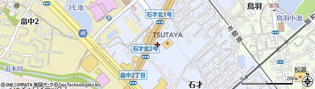 大阪府貝塚市石才164周辺の地図