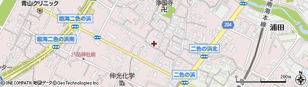 大阪府貝塚市澤701周辺の地図