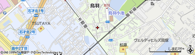 大阪府貝塚市鳥羽105周辺の地図