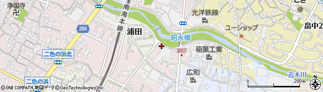 大阪府貝塚市澤1389周辺の地図
