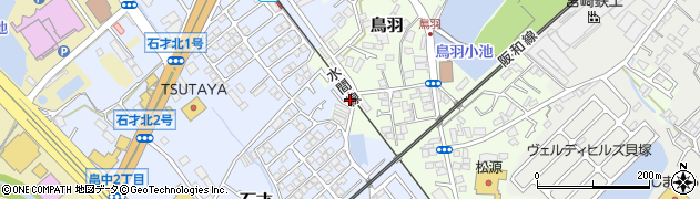 大阪府貝塚市石才5-6周辺の地図