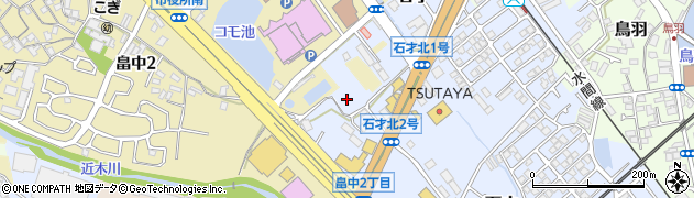大阪府貝塚市石才155周辺の地図