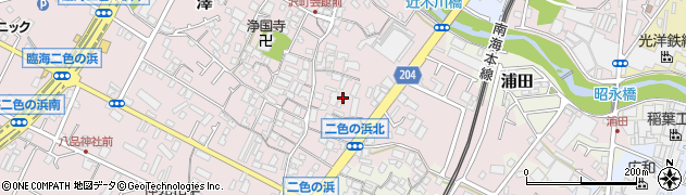 大阪府貝塚市澤1291周辺の地図