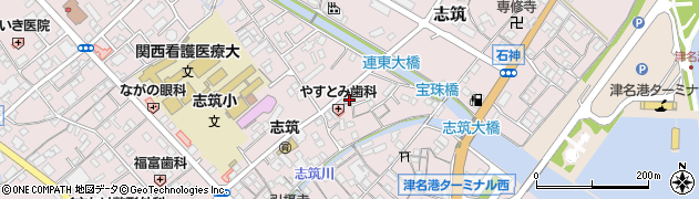 兵庫県淡路市志筑1510周辺の地図