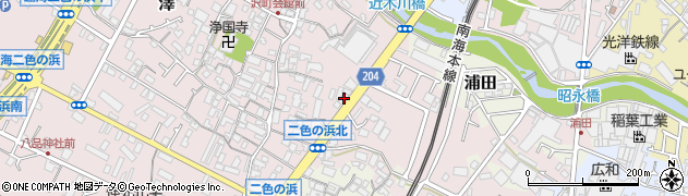 大阪府貝塚市澤1282周辺の地図