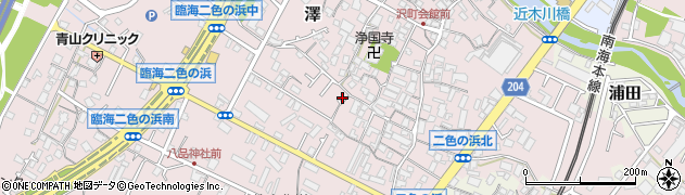大阪府貝塚市澤752周辺の地図