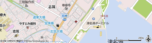 兵庫県淡路市志筑50周辺の地図