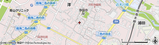 大阪府貝塚市澤1138周辺の地図
