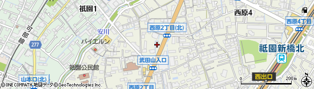 株式会社大和興産　祇園支店周辺の地図