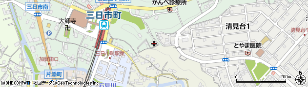 大阪府河内長野市三日市町41周辺の地図
