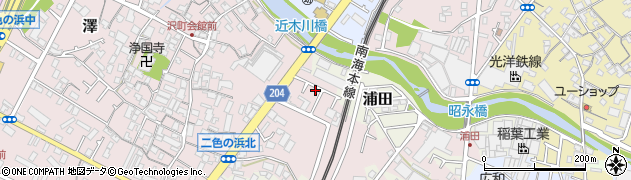 大阪府貝塚市澤1225周辺の地図