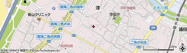 大阪府貝塚市澤761周辺の地図