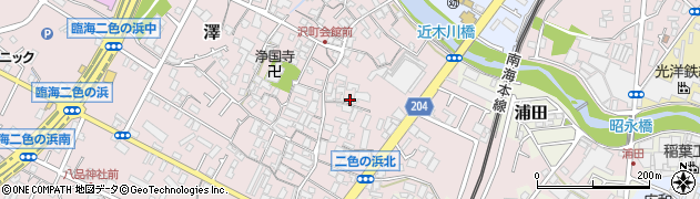 大阪府貝塚市澤1268周辺の地図