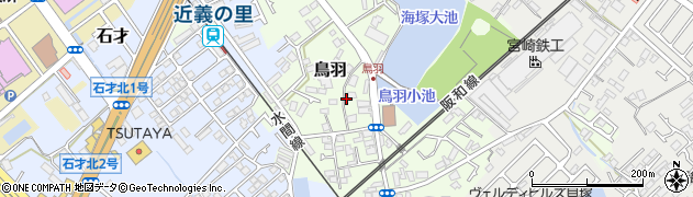 大阪府貝塚市鳥羽116周辺の地図