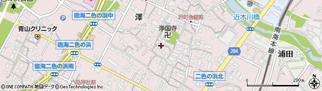 大阪府貝塚市澤1127周辺の地図