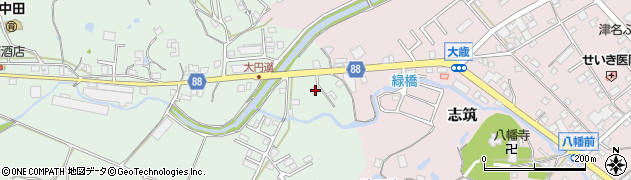 兵庫県淡路市中田6周辺の地図