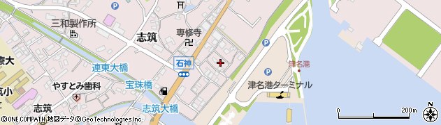 兵庫県淡路市志筑39周辺の地図