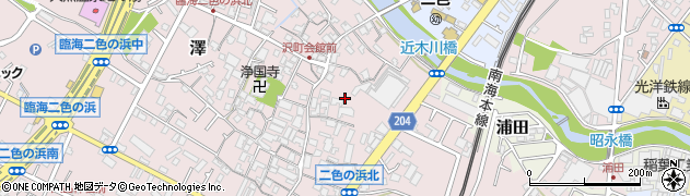 大阪府貝塚市澤1300周辺の地図