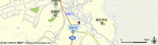 奈良県高市郡高取町清水谷1099周辺の地図