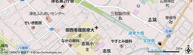 兵庫県淡路市志筑1461周辺の地図