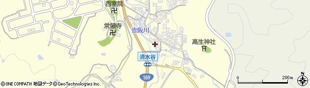 奈良県高市郡高取町清水谷1098周辺の地図