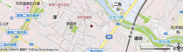 大阪府貝塚市澤1261周辺の地図