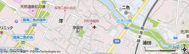 大阪府貝塚市澤1160周辺の地図