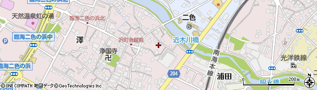 大阪府貝塚市澤1212周辺の地図