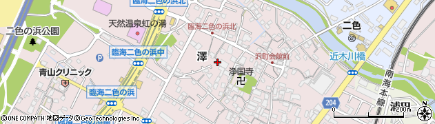 大阪府貝塚市澤1056周辺の地図