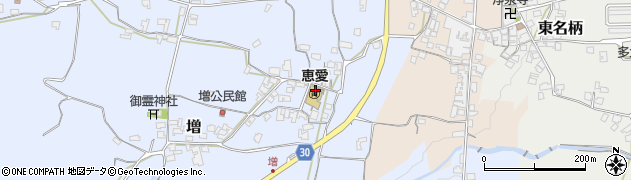奈良県御所市増周辺の地図