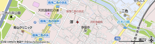 大阪府貝塚市澤1057周辺の地図
