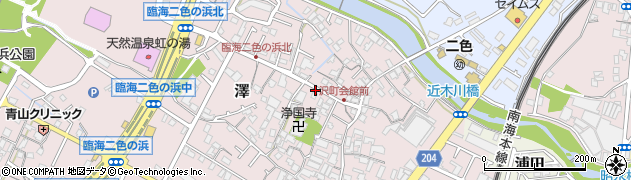 大阪府貝塚市澤1110周辺の地図