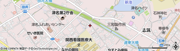 兵庫県淡路市志筑1444周辺の地図
