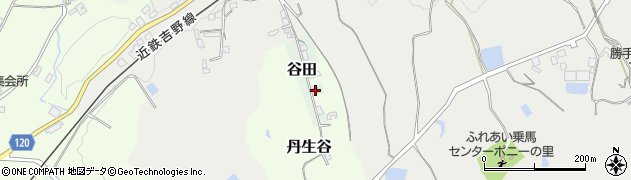 奈良県高市郡高取町谷田1832周辺の地図
