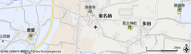 奈良県御所市東名柄84周辺の地図