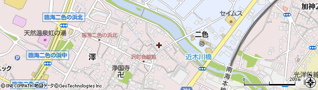 大阪府貝塚市澤1181周辺の地図