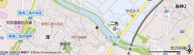 大阪府貝塚市澤1187周辺の地図