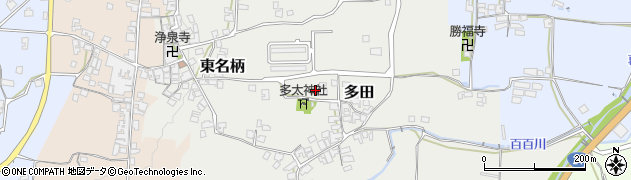 多田公民館周辺の地図