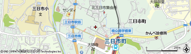 大阪府河内長野市三日市町263周辺の地図