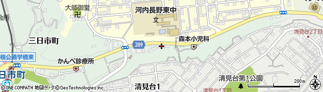 大阪府河内長野市三日市町548周辺の地図