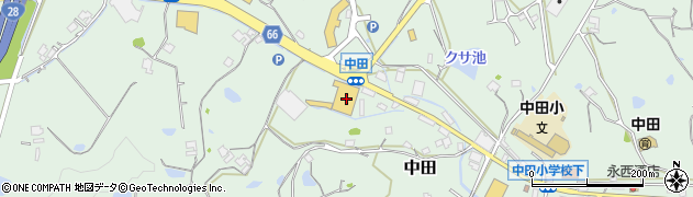 兵庫県淡路市中田2980周辺の地図