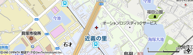 大阪府貝塚市石才26周辺の地図