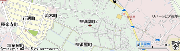 大阪府岸和田市神須屋町周辺の地図