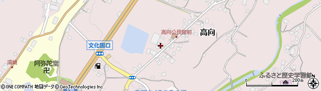 ＪＡ大阪南高向周辺の地図