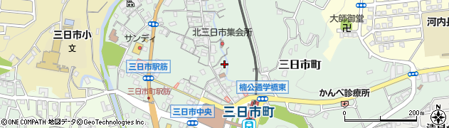 大阪府河内長野市三日市町369周辺の地図