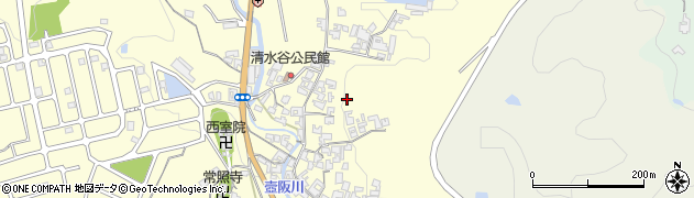 奈良県高取町（高市郡）清水谷周辺の地図