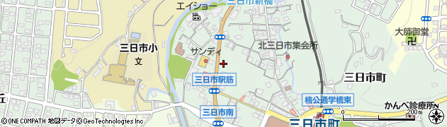 大阪府河内長野市三日市町257周辺の地図