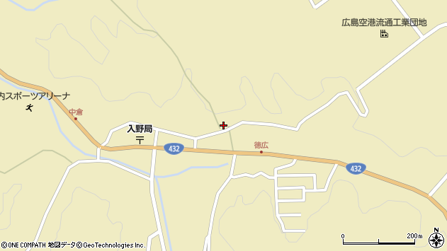 〒739-2208 広島県東広島市河内町入野の地図