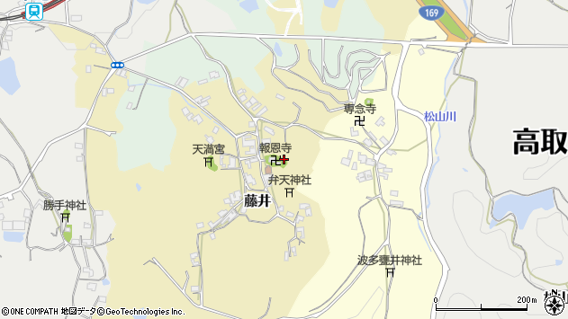 〒635-0112 奈良県高市郡高取町藤井の地図