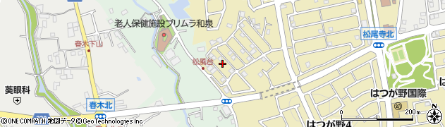 大阪府和泉市はつが野3丁目47周辺の地図